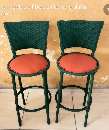 Banquetas americanas fibra sintética
