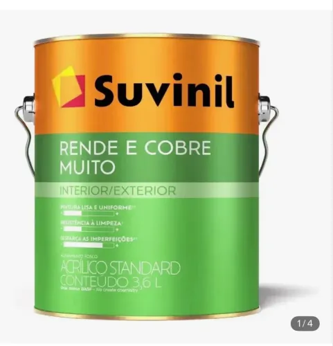 Tinta latex branco lata de 3,600