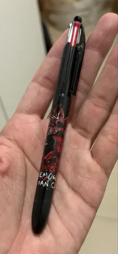 Caneta bic stranger things demogorgon 4 cores