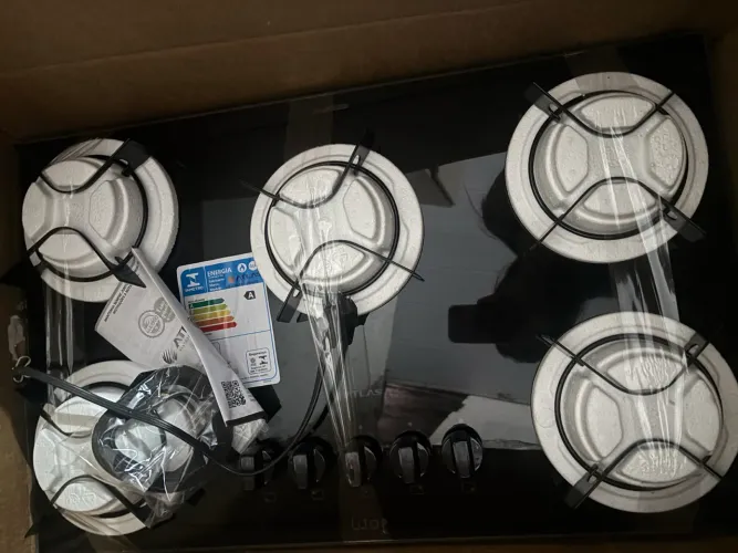 Fogão cooktop 5 bocas