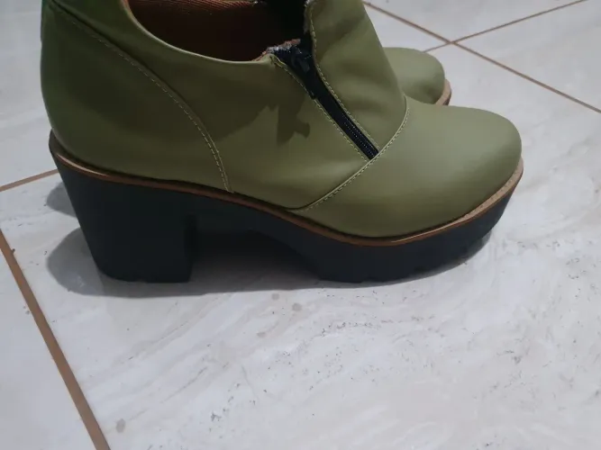 Sapato oxford verde militar tam. 40 apenas venda