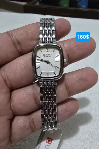 Relógio feminino da Curren em aço original