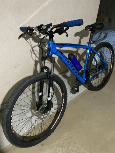 Bike toda no Alumínio supercão com trava freio hidráulico absoluto catraca L7 cubo rolamen