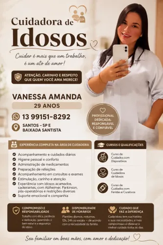Cuidadora de excelência!