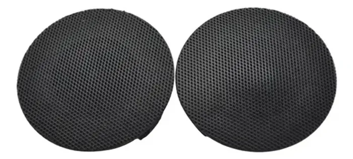 Par Tela Tweeter Alto Falante Painel C4 Lounge 2014 Original Preto