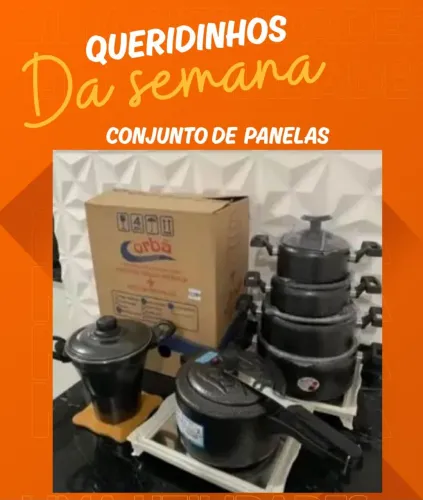 Kit de panelas 199 reais 