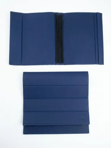 Kit com 2 Pastas Organizadoras FTD com Elástico.