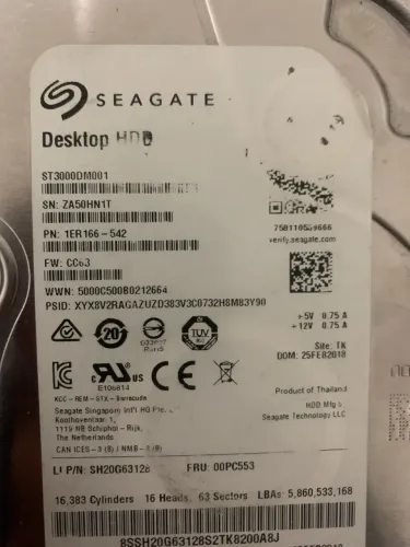 Hd 3,5 Seagate 3tb barato