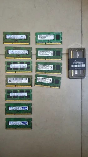 Memória DDR3 2, 4 e 8GB notebook