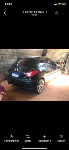 Peugeot 206 Techno/ Feline 1.6/ 1.6 Flex 16V 5P 2004