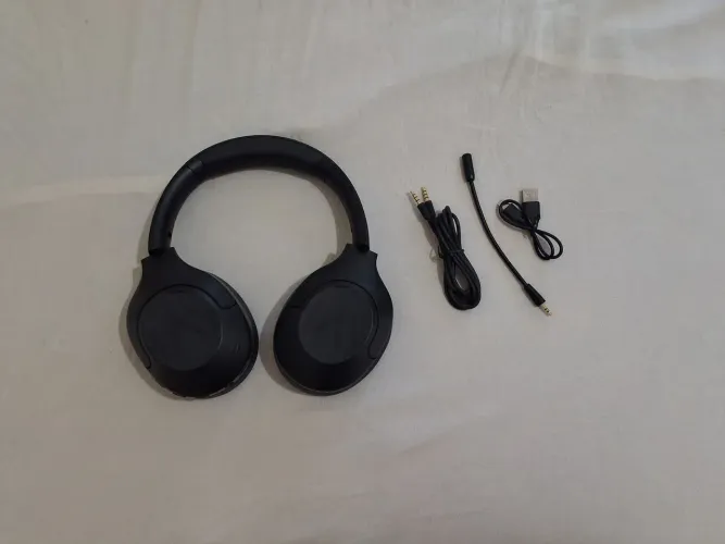 Fone de Ouvido Bluetooth Haylou S30 - Cancelamento de Ruído e Microfone | Perfeito Estado