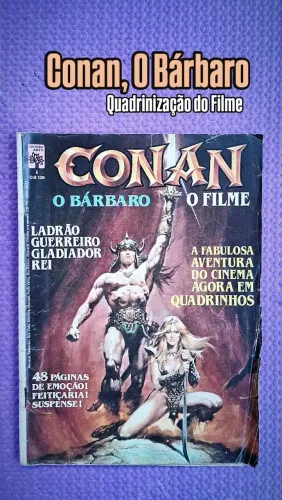 GIBI / HQ - CONAN (QUADRINIZAÇÃO DO FILME) DE 1982