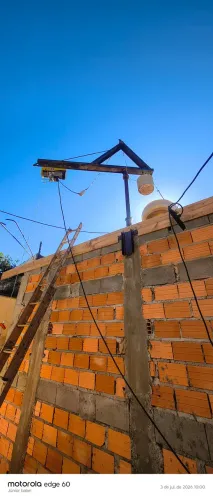 suporte giratório e passante para talha elétrica