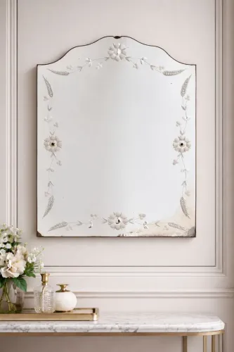 Espelho Italiano Vintage Luxo e Elegância Retrô | Peça Rara $