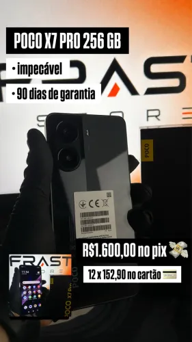 Poco X7 pro 256 gb muito novo