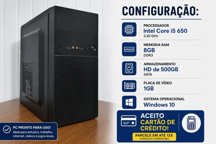 Pc i5 Com Monitor