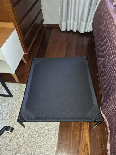 Cama Pet Elevada Montável para Cachorro Pequeno e Médio Porte portátil estrutura reforçada