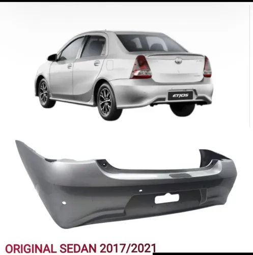 Parachoque Traseiro Etios Sedan 2017 2018 2019 2020 2021 Original<br>