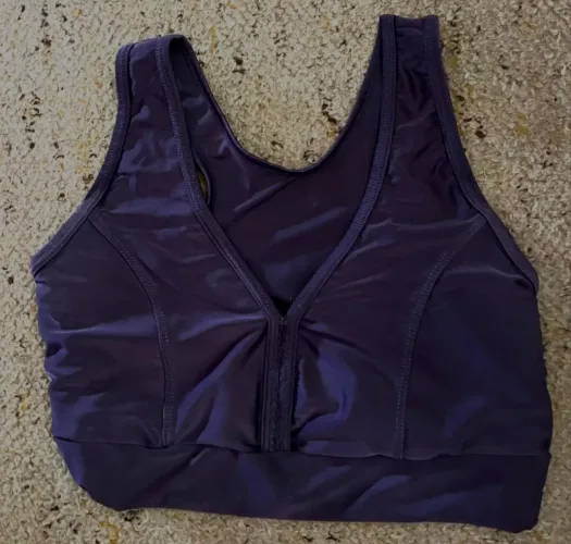 Top roxo Mulher Elástica tam G