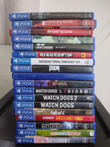 Lote 18 Jogos Em Midia Física Para Playstation 4