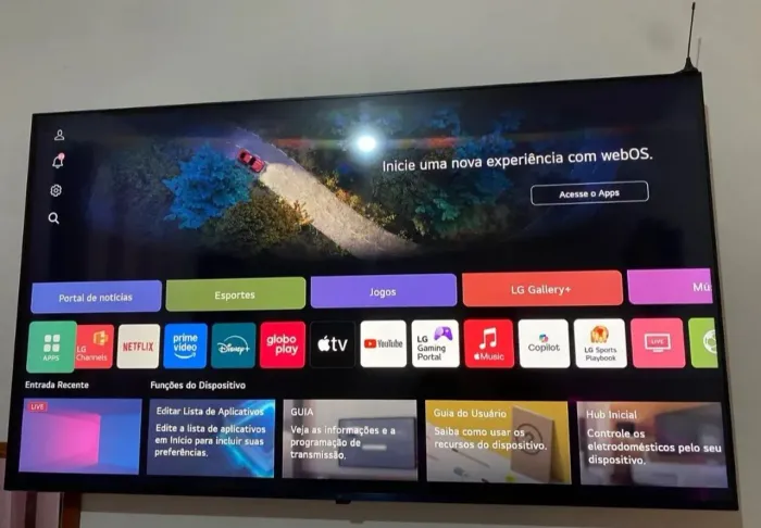 TV LG SMART 55" COM IA, ALEXA E APPLE