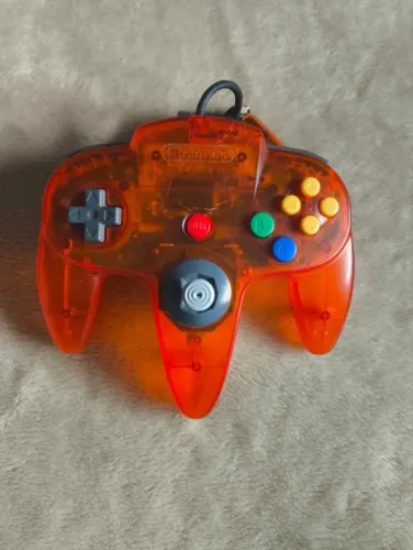 Controle Tangerina Nintendo 64