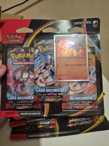 Tripple pack pokemon tcg caos ascendente