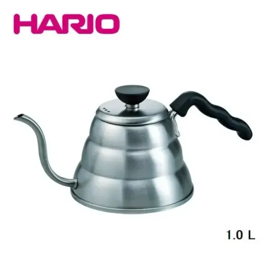 Chaleira Hario Buono Vkb-100hsv 1l Bico Fino Inox