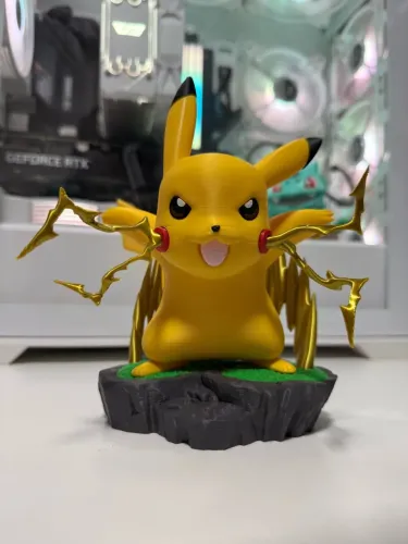 Pikachu Action Figure 3D