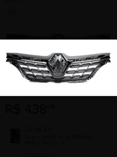 Grade dianteira Renault Duster 2021 2022 original nova