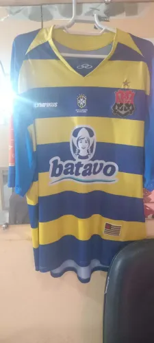 Camisa Flamengo 2010 Retrô Azul e Amarela