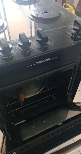 FOGÃO TAMPA DE VIDRO 4 BOCAS