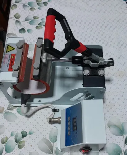 PRENSA TÉRMICA SUBLIMAÇÃO CANECAS +6 CANECAS BRINDE
