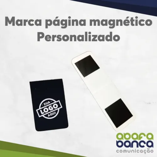 Marca Página Maginético Personalizado 100 unid.