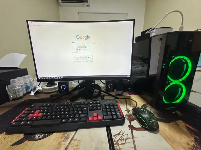PC Core i7 ddr3 16gb Nvidia GeForce GTX 1650 sem monitor