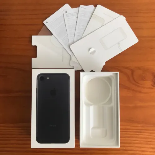 Caixa do iPhone 7 Preto Matte 128GB