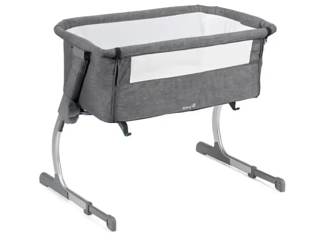 Berço Portatil Safety 1st, Berço Side By Side, Grey