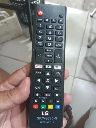 Controles de tv lg
