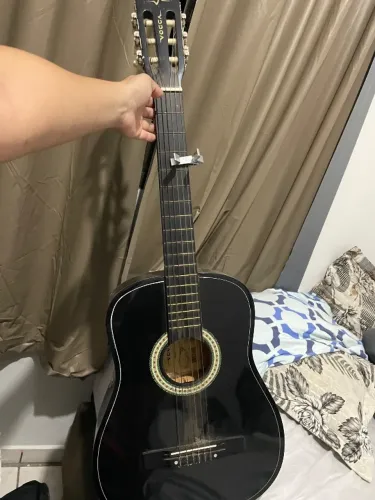 Violão preto VOGGA