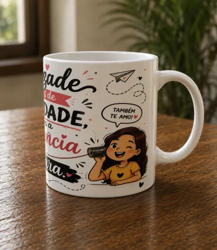 Caneca Personalizada + Caixa Personalizada