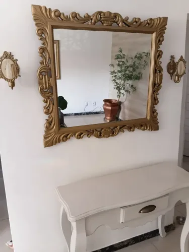 Espelho Antigo Dourado