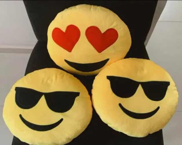 Almofadas de Emojis (3pçs)