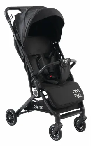 Carrinho de Bebê Passeio Vira Berço NIVI Maxi Baby - Preto