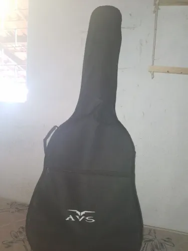 VIOLÃO CORDAS DE AÇO, COR PRETA