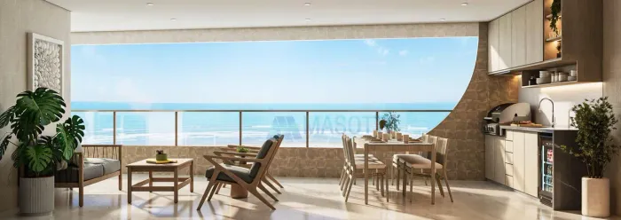 Apartamento com 3 suítes à venda, 171 m² por R$ 2.415.000 - Aviação - Praia Grande/SP
