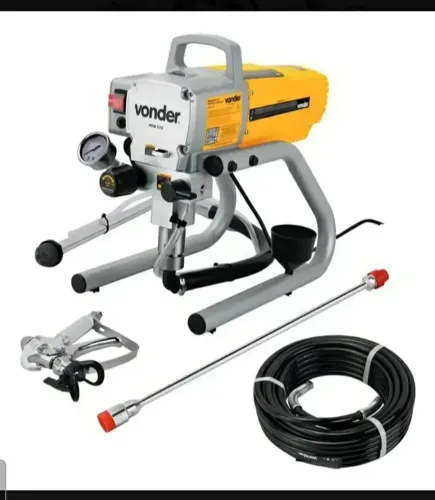 Máquina De Pintura Airless 1,2 Hp Mpa Vonder cor Amarelo <br>127V (Novo/ usado uma única vez)