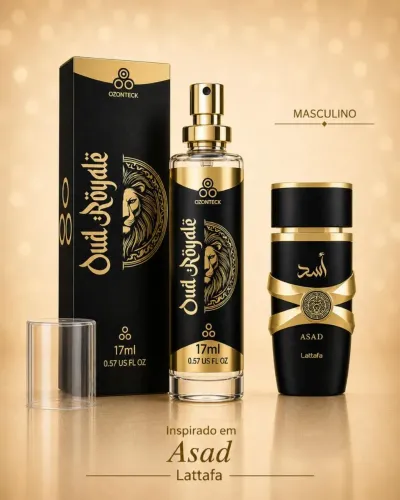 Perfume Oud Royalé 17ml Asad Lattafa ? Árabe Luxuoso<br>