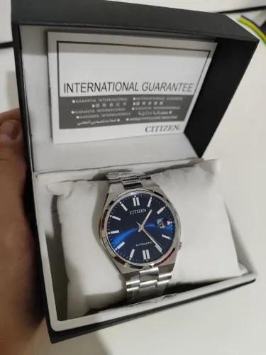Relógio Citizen tsuyosa novo azul automatico