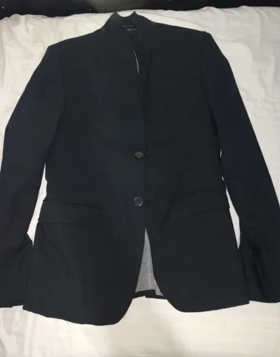 Blazer Zara Man Original Preto Tamanho 46 (P) Made in Portugal