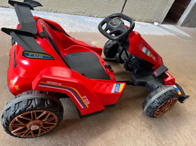 KART ELÉTRICO F08 - SOM - LED - SEMINOVO